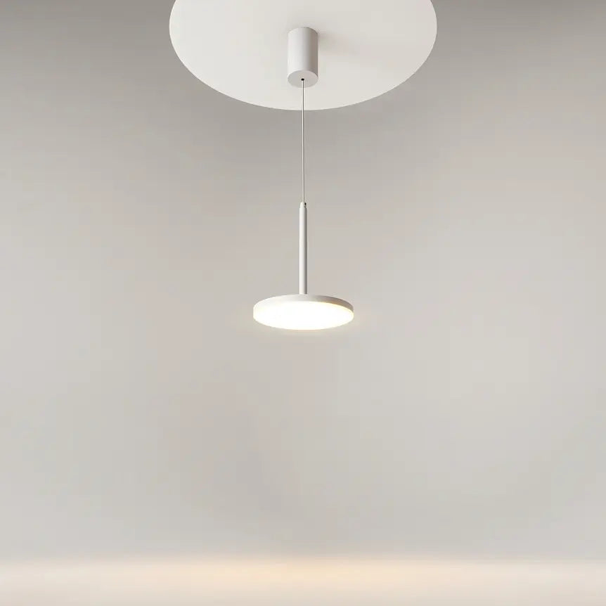 Pendelleuchte – Weißes Aluminium, 12 W Leistung, Warmweiß, Ø18,5 cm - Plato | Maytoni