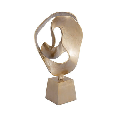 Statue - Thore Gold round shape von PTMD - Esszett Luxury | Stilvolles Wohnen mit Charakter