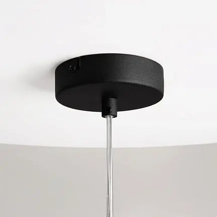 Pendant Light Clear Mirrored Double Shade Opal Glass Inner Shade & Black Metal Base – Duality | Maytoni
