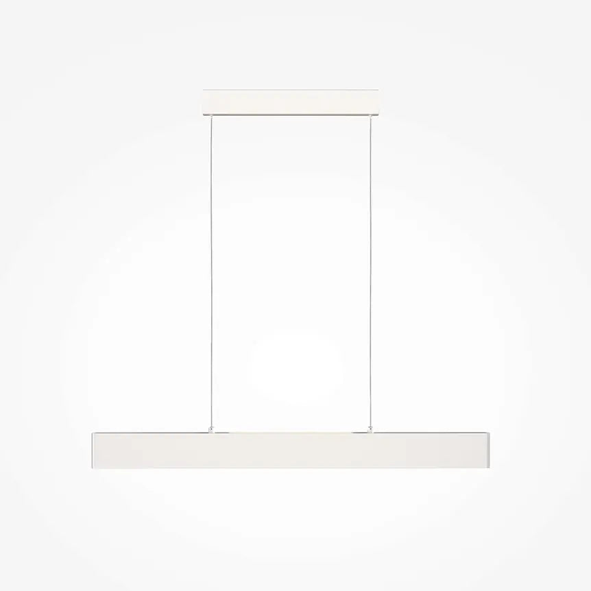 Pendelleuchte – Weißes Finish, Metallgehäuse, 23 W Leistung, 100 cm Höhe, Warmweiß - Step | Maytoni