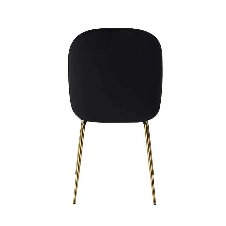Stuhl Gestepptes Rücken - Design Samtbezug Messing - Gestell – Charlize 110 | Kayoom - Esszett Luxury | Stilvolles Wohnen mit Charakter