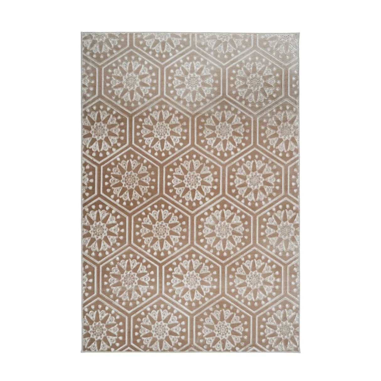 Carpet Embossed Pattern Ultra Soft Plush Feel Non-Slip Backing - Monroe 225 | Kayoom