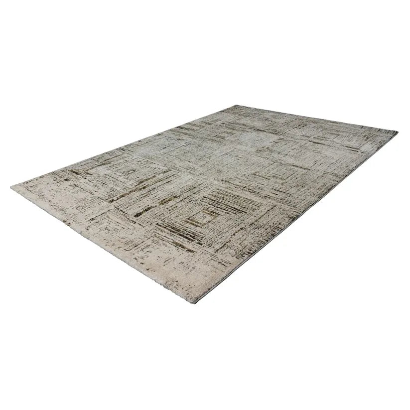 Teppich – Kurzflor Struktur, Creme Optik, Modernes Design, 120 x 170 cm - Napoli 537 | Kayoom