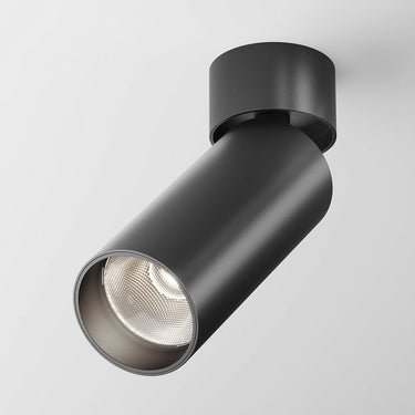 Deckenleuchte Matte Schwarze Aluminium - Oberfläche – Focus LED | Maytoni - Esszett Luxury | Stilvolles Wohnen mit Charakter