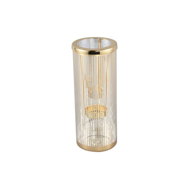 Teelichthalter - Ella 8.5 x 8.5 x 20.0 cm Gold 1 von PTMD - Esszett Luxury | Stilvolles Wohnen mit Charakter