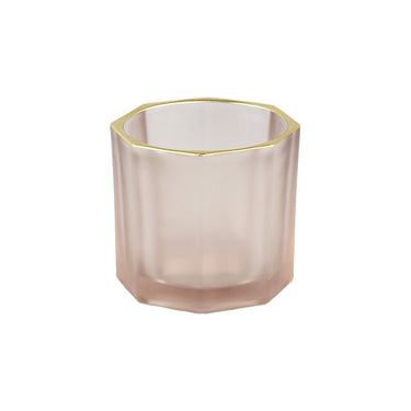 Teelichthalter - Magali 7.0 x 7.0 x 6.0 cm Hellbraun 1 von PTMD - Esszett Luxury | Stilvolles Wohnen mit Charakter