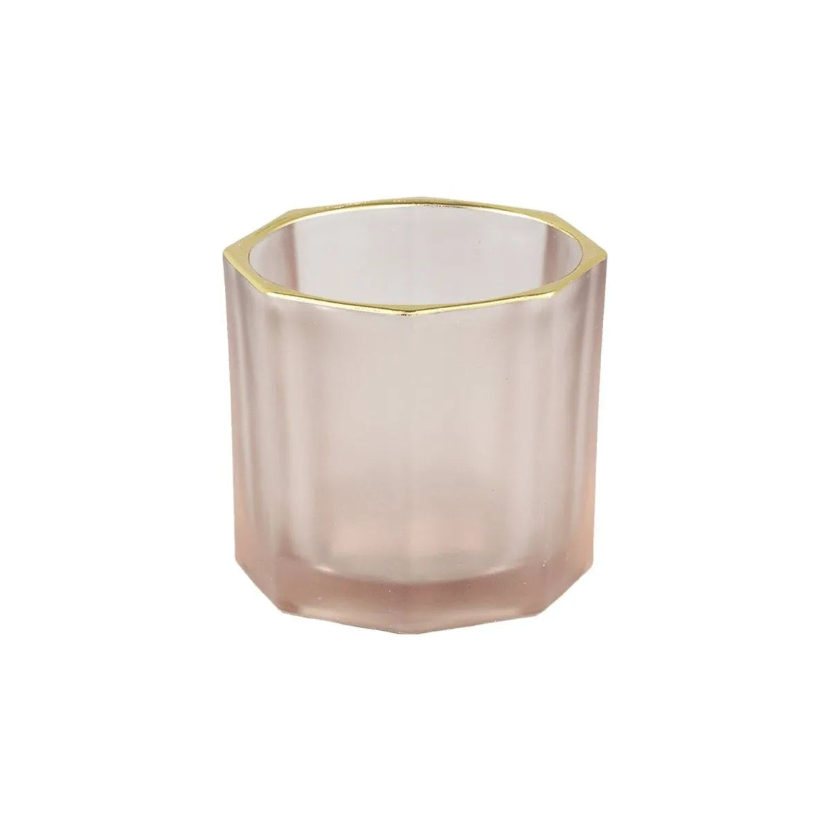 Glass Tealight Holder, Octagonal Design, Decorative Lid – Magali | PTMD