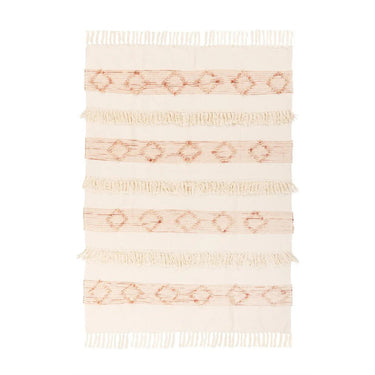 Decke – Rosa Creme Farbverlauf Weiche Textur Pflegeleicht – Bohist 225 | Kayoom - Esszett Luxury | Stilvolles Wohnen mit Charakter
