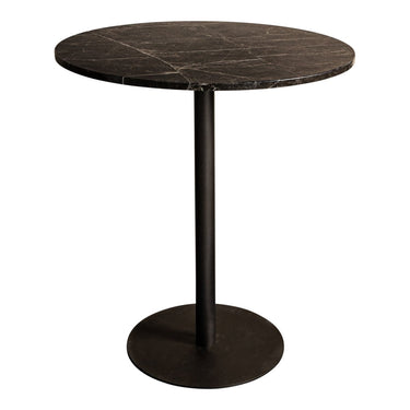 Tisch - Plaza 70.0 x 70.0 x 77.0 cm Schwarz runder Tisch 1 von PTMD - Esszett Luxury | Stilvolles Wohnen mit Charakter