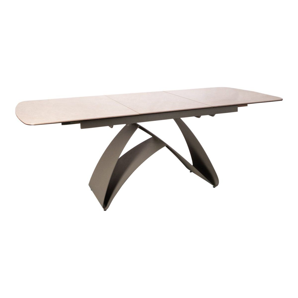 Tisch - Shiva 160.0 x 90.0 x 77.0 cm Grau Schwarz 1 von PTMD - Esszett Luxury | Stilvolles Wohnen mit Charakter