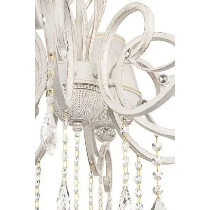 Chandelier with Metal, Organza Crystal Pendants & 8 E14 Sockets – Grace | Maytoni