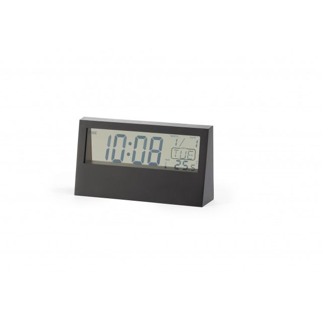 Tischuhr Minimalistisches ABS, Weckfunktion, Kalender & Temperaturanzeige – Today | Philippi