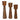 Topf - Egson iron (Set aus 3) Kupfer von PTMD - Esszett Luxury | Stilvolles Wohnen mit Charakter