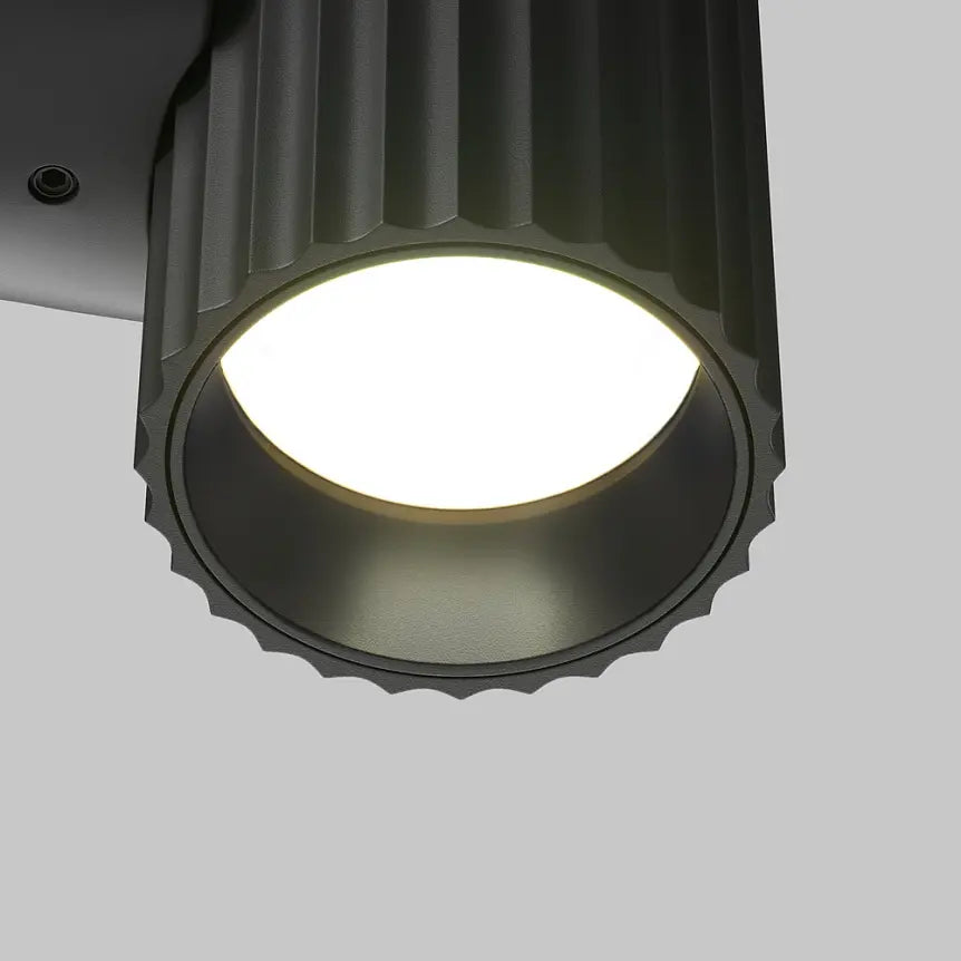 Wandleuchte – Schwarzes Aluminium, GU10 Fassung, 10 cm Höhe - Calipso | Maytoni