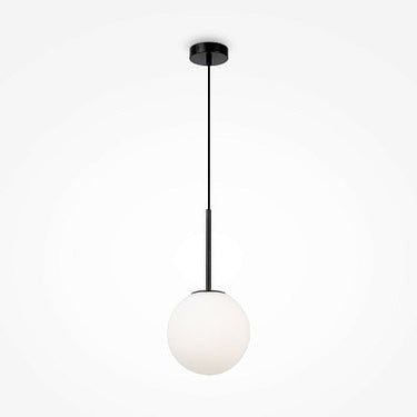 Pendelleuchte Modern Schwarzes Metall Weißes Glas LED 40 W – Basic Form | Maytoni - Esszett Luxury | Stilvolles Wohnen mit Charakter