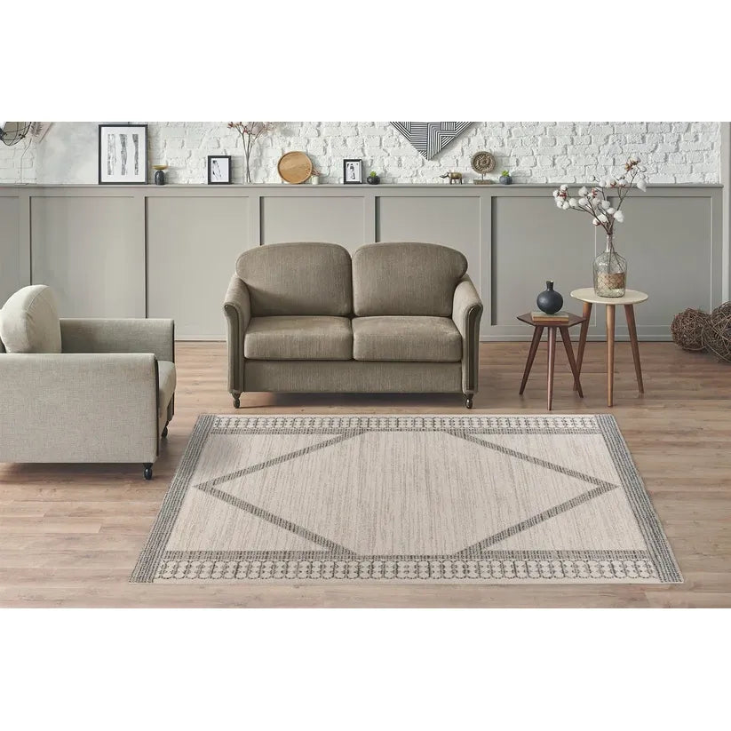 Teppich – Geometric Pattern, Nordic Style, Flat Weave, 160 x 230 cm - Gene 325 | Kayoom