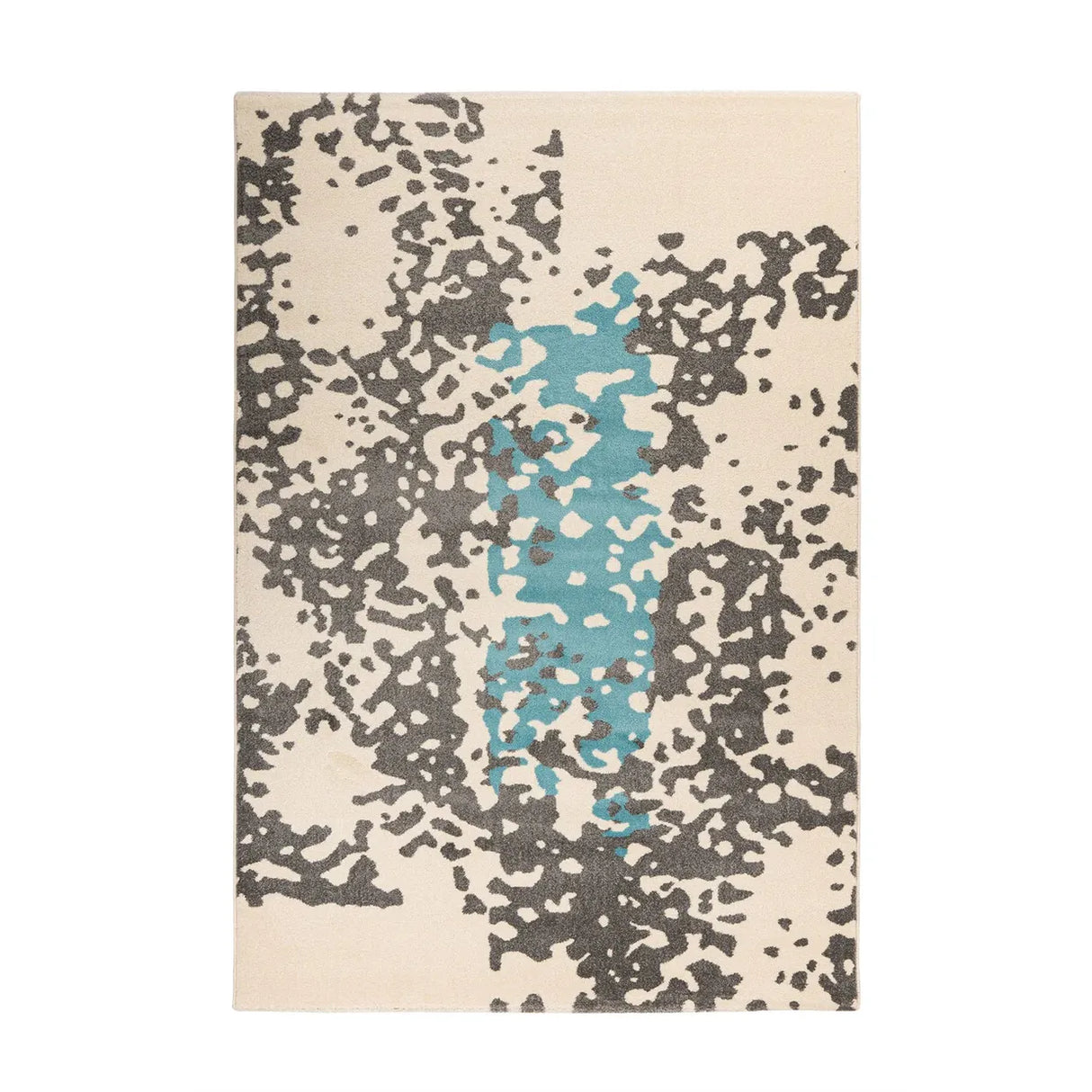Cotton Rug in Ethnic Design with Flat Pile and Anti-Slip Backing – Naila 325 | Kayoom