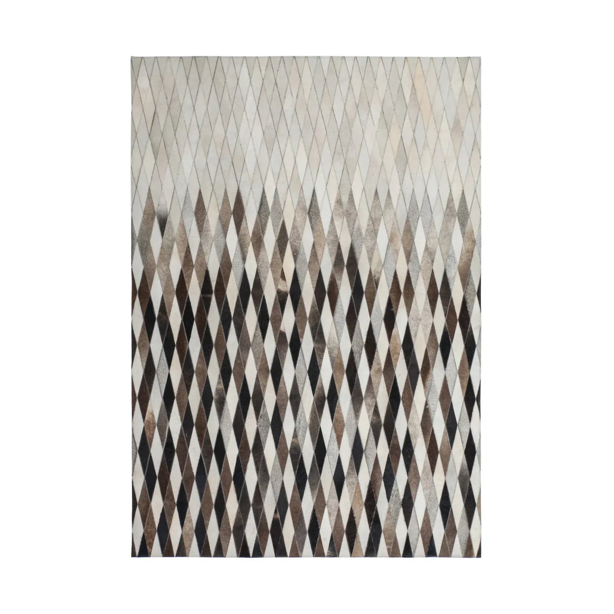 Carpet Leather Patchwork Handmade Durable - Lavish 510 | Kayoom