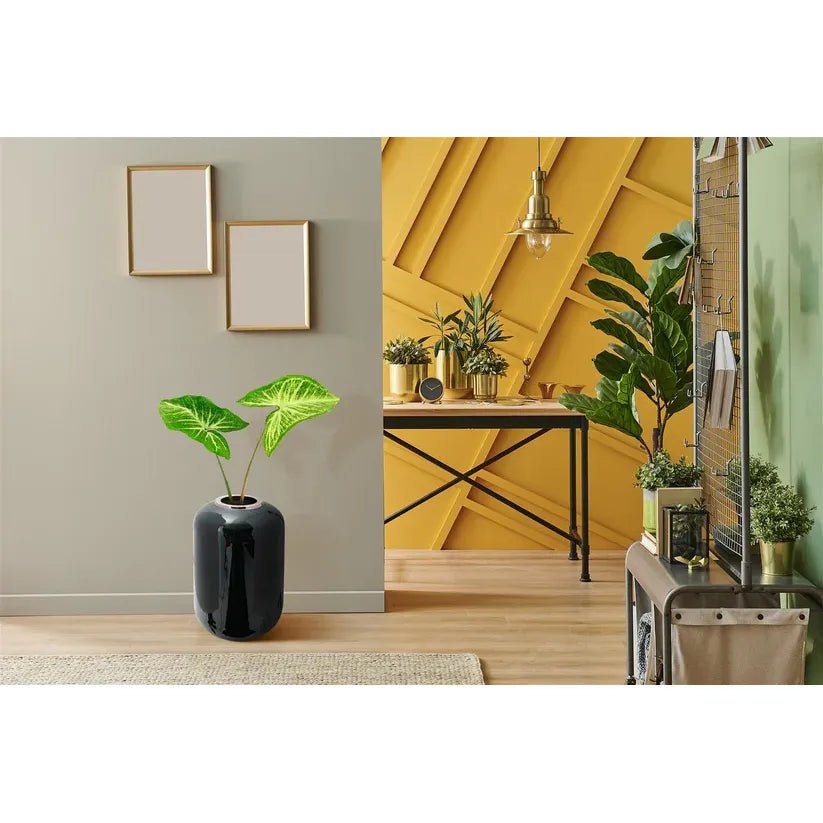 Vase Art Deco Design Metall mit goldener Kante Handgefertigt – Modell Art Deco 275 | Kayoom - Esszett Luxury | Stilvolles Wohnen mit Charakter