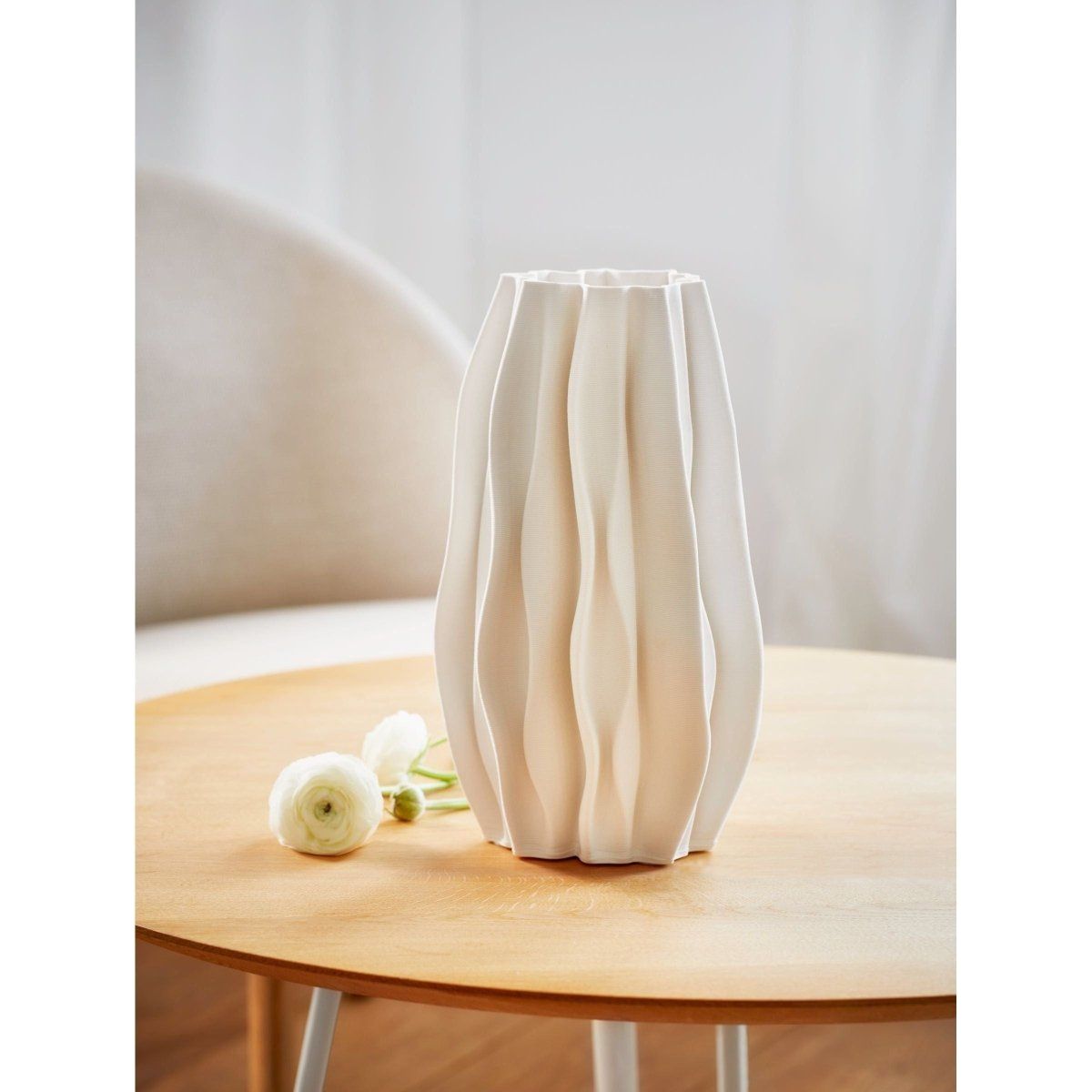 Vase - PLISSEE von Philippi - Esszett Luxury | Stilvolles Wohnen mit Charakter