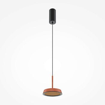 Pendelleuchte Terrakotta - farbenes ringförmiges Aluminiumgehäuse Integrierte LED & Modernes Design – El | Maytoni - Esszett Luxury | Stilvolles Wohnen mit Charakter