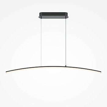 Pendelleuchte Schlankes Schwarzes Rohrdesign LED – Curve | Maytoni - Esszett Luxury | Stilvolles Wohnen mit Charakter