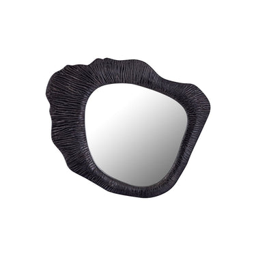 Wandspiegel - Telly Black, organische Form 53.0 x 2.0 x 43.0 cm von PTMD - Esszett Luxury | Stilvolles Wohnen mit Charakter