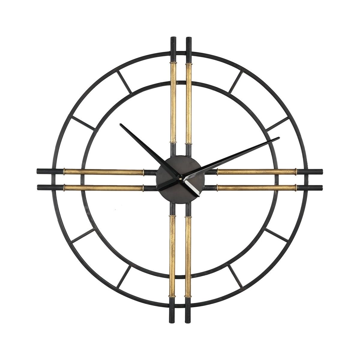 Wanduhr - Joanna Black metal von PTMD - Esszett Luxury | Stilvolles Wohnen mit Charakter