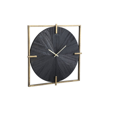 Wanduhr - Oxxo gold metal and wood von PTMD - Esszett Luxury | Stilvolles Wohnen mit Charakter