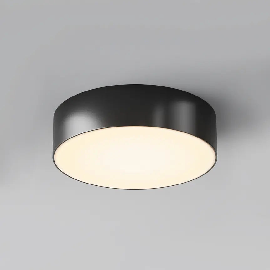 Ceiling Light Black Aluminum White Plastic Diffuser LED 30W Warm White – Zon IP | Maytoni