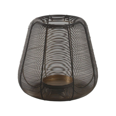 Windlicht - Jaden Black 29.0 x 29.0 x 27.0 cm von PTMD - Esszett Luxury | Stilvolles Wohnen mit Charakter