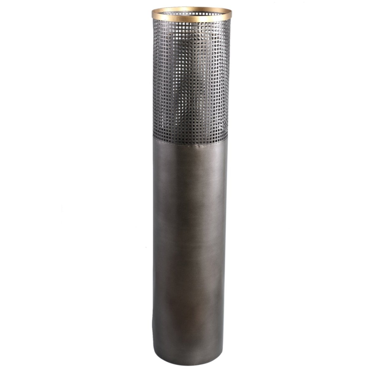 Windlicht - Merdo Black big iron L von PTMD - Esszett Luxury | Stilvolles Wohnen mit Charakter