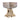 Windlicht - Quers 12.0 x 12.0 x 29.0 cm von PTMD - Esszett Luxury | Stilvolles Wohnen mit Charakter
