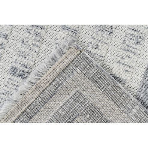 Carpet with geometric design as flat weave, easy to care for and colorfast – Sarai 125 | Kayoom