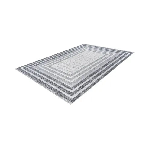 Carpet with geometric design as flat weave, easy to care for and colorfast – Sarai 125 | Kayoom