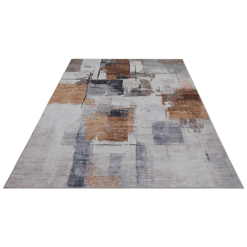 Short Pile Modern Easy-Care Grey Carpet – Elegantica 325 | Kayoom