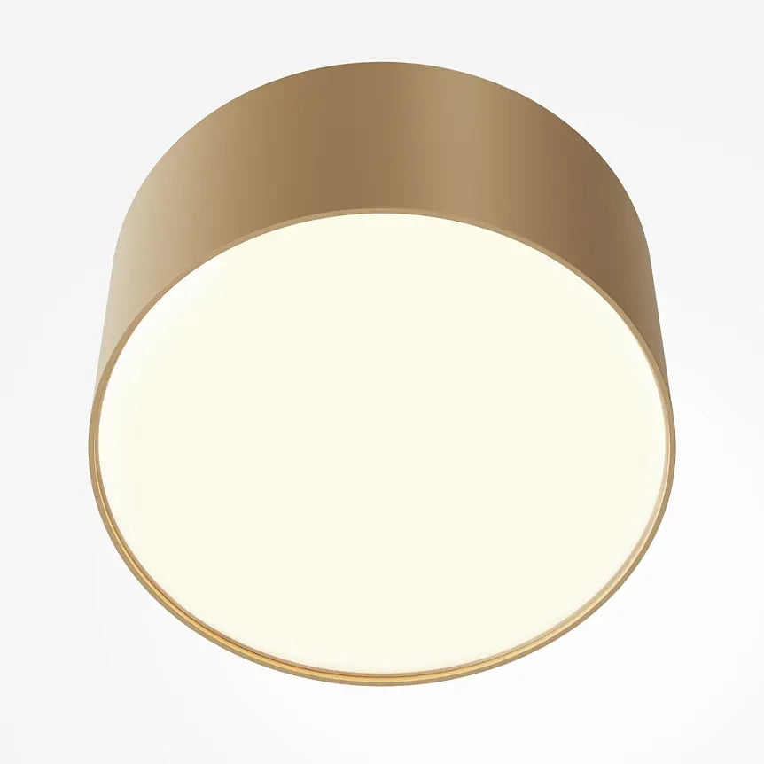 Deckenleuchte – Mattgold Finish, Aluminium Gehäuse, 12W Leistung, Ø12 cm - Zon | Maytoni