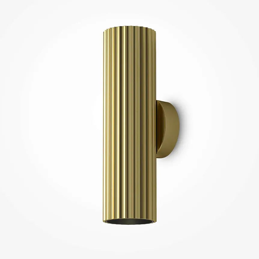 Wandleuchte – Messing Aluminium, Doppel GU10, 20 cm Höhe - Calipso | Maytoni