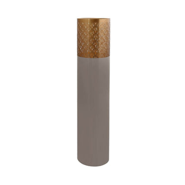 Vase im Art - Deco - Stil aus Keramik mit goldener Struktur beerenfarbener Oberfläche und schlanker eleganter Form – Art Deco 1145 | Kayoom - Esszett Luxury | Stilvolles Wohnen mit Charakter