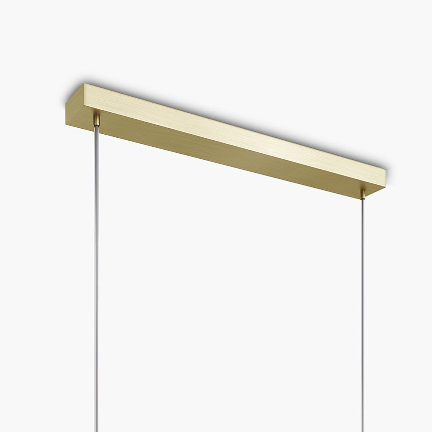 Pendant Light Gold-colored Metal Frame Frosted Ribbed Glass 4×E14 40W – Antic | Maytoni