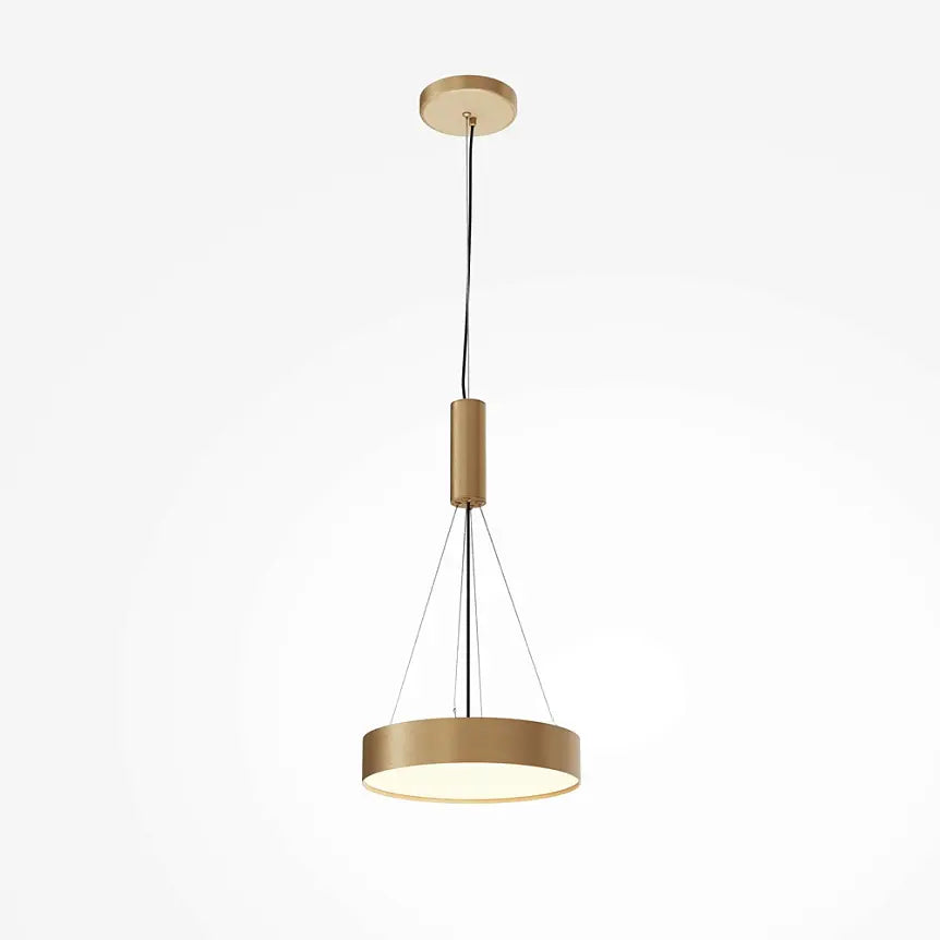 Ceiling lamp matt gold aluminum with LED and warm white light – Zon | Maytoni