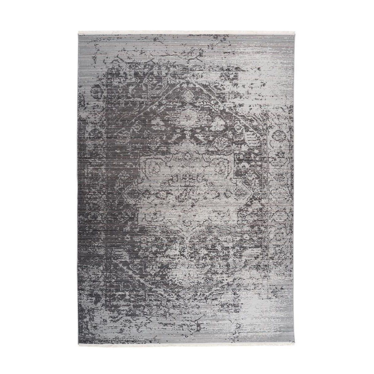 Rug Vintage Design Short Pile Polyester, Easy Care, Non-Slip – Baroque 825 | Kayoom