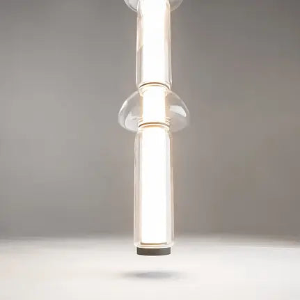 Pendant Lamp Slim Black-Gold Linear Housing LED – Cosmo | Maytoni