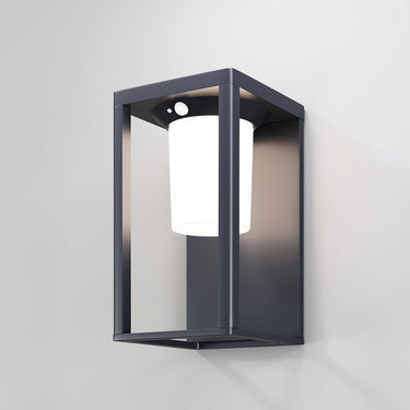 Wandleuchte aus grafitfarbenem Aluminium, solarbetriebenes LED mit Bewegungsmelder – Shatter | Maytoni - Esszett Luxury | Stilvolles Wohnen mit Charakter