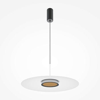 Pendelleuchte Weißer Blüten - Glaskörper Integrierte LED & Mattweißes Metallgehäuse – El | Maytoni - Esszett Luxury | Stilvolles Wohnen mit Charakter