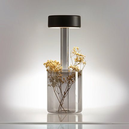 Tischleuchte Glasfuß in Vase Touch - Dimmer & Farbtemperatur - LED 3 W – AI Collaboration | Maytoni - Esszett Luxury | Stilvolles Wohnen mit Charakter