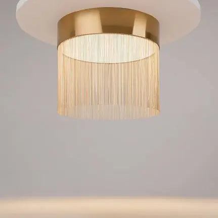 Ceiling Light Gold Metal Frame Integrated LED (18W) & Decorative Chain – Imaginary | Maytoni