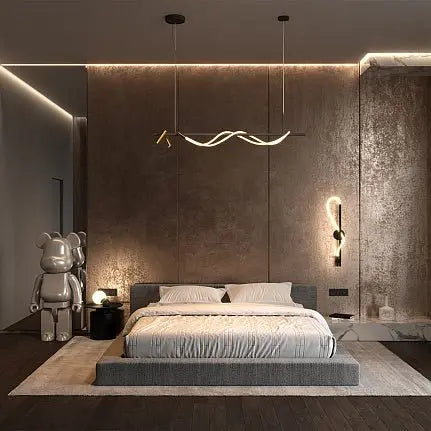 Pendant Light Crystal & Metal Design Adjustable Height & Integrated LED – Tau | Maytoni