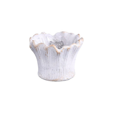 Zementtopf - Casor 12.0 x 12.0 x 9.0 cm von PTMD - Esszett Luxury | Stilvolles Wohnen mit Charakter