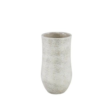 Zementtopf - Dorin White 16.0 x 16.0 x 30.0 cm von PTMD - Esszett Luxury | Stilvolles Wohnen mit Charakter